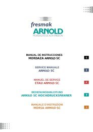 Manual de instrucciones - Fresmak, SA