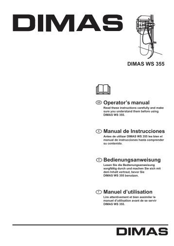 DIMAS WS 355 Operator's manual Manual de ... - Husqvarna