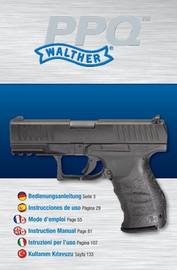 Bedienungsanleitung Seite 3 Instrucciones de uso Página 29 Mode ...