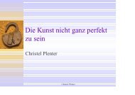 Die Kunst nicht ganz perfekt zu sein Christel - DBfK