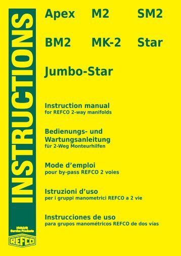 Manifold APEX - Refco Manufacturing Ltd.