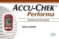 MANUAL, ACCU-CHEK PERFORMA - zu Accu-Chek