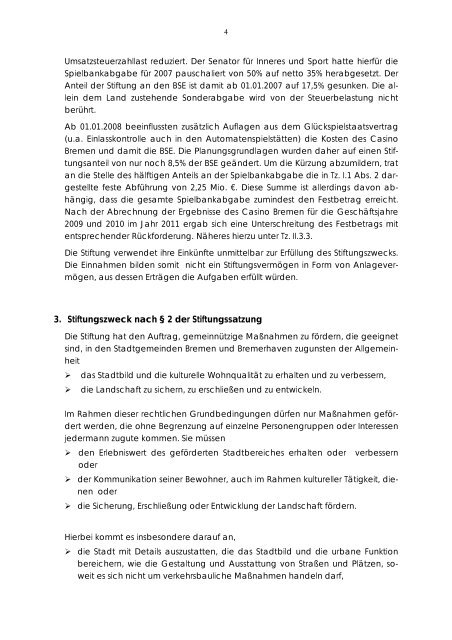Geschäftsbericht 2011 im PDF-Format - Stiftung Wohnliche Stadt
