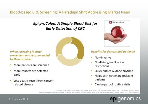 Company Presentation January 2013 - Epigenomics AG