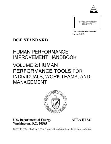 Human Performance Improvement Handbook, Volume 2