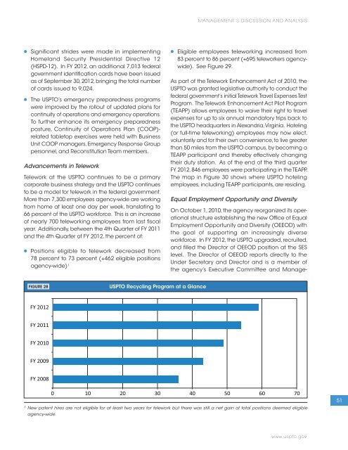 USPTO Performance and Accountability Report - U.S. Patent and ...