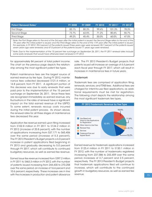 USPTO Performance and Accountability Report - U.S. Patent and ...