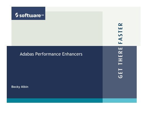 Adabas Performance Enhancers Software Ag