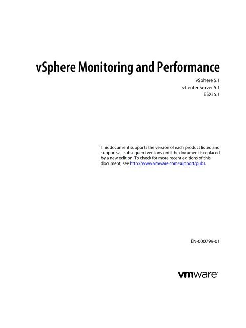 Vsphere Monitoring And Performance Documentation Vmware Images, Photos, Reviews