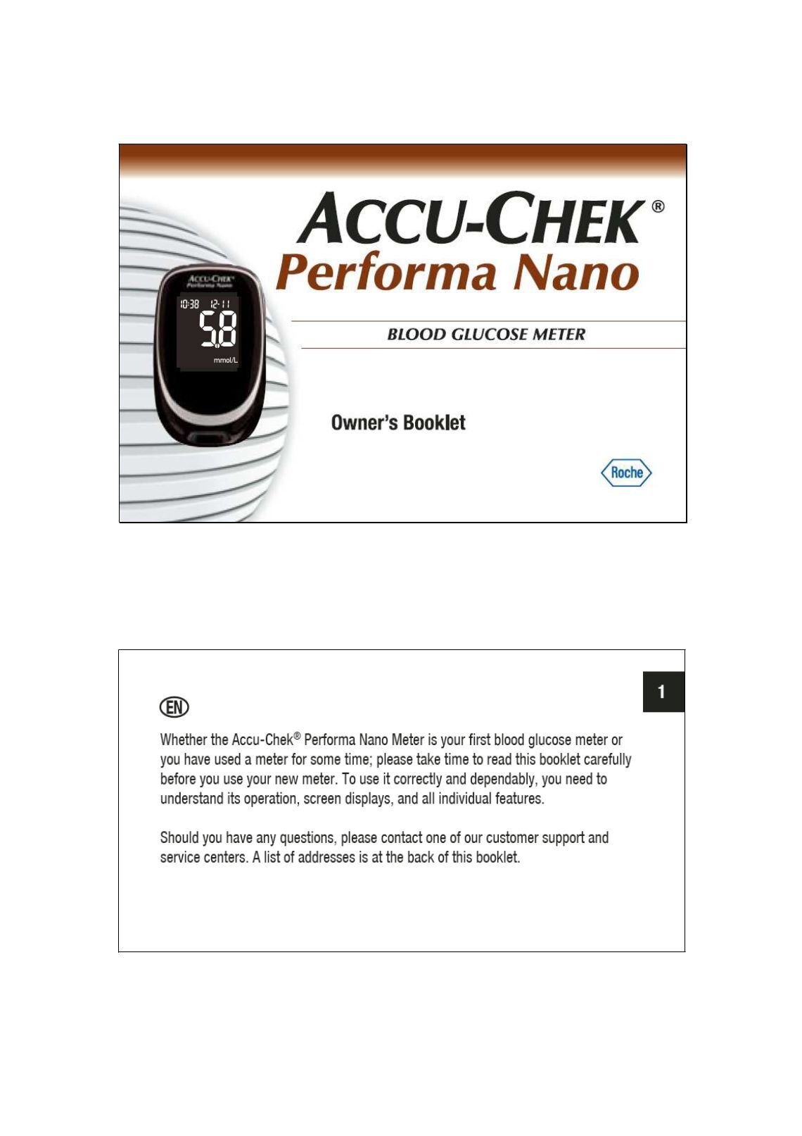 инструкция accu chek performa nano