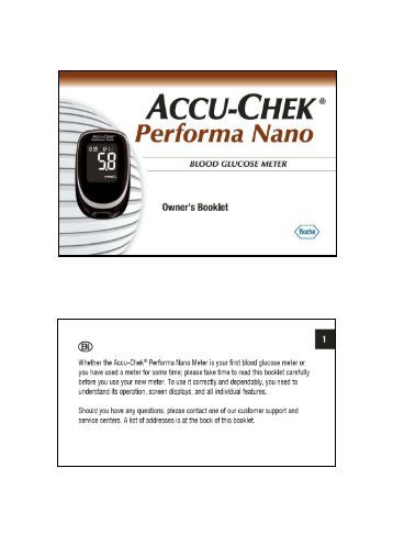 инструкция accu chek performa nano
