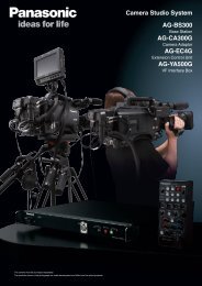 Camera Studio System AG-BS300 AG-CA300G AG ... - Panasonic