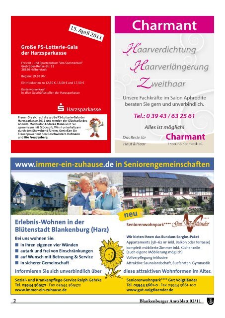 AMTSBLATT - Blankenburg