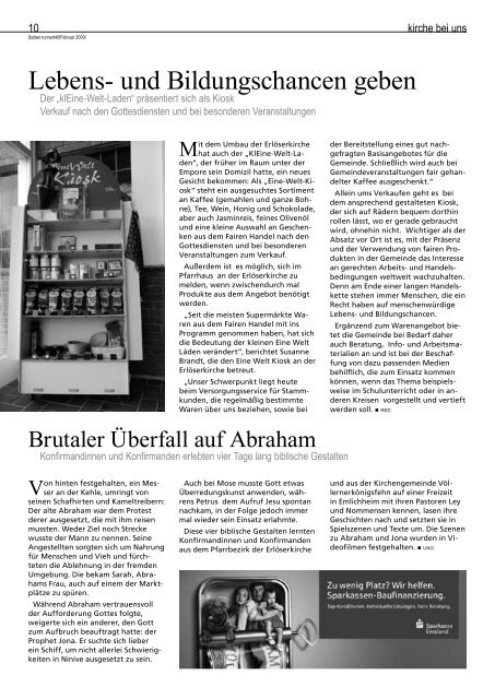 boben+unner 40 pdf - Kirchengemeinde Papenburg