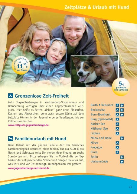 Familienurlaub 2013 - Jugendherbergen für Familien