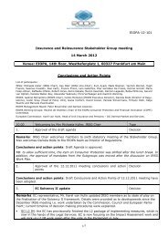 Technical Specifications For The Solvency Ii Eiopa Europa