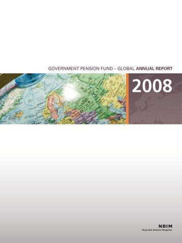 government pension fund – global annual report - Norges Bank