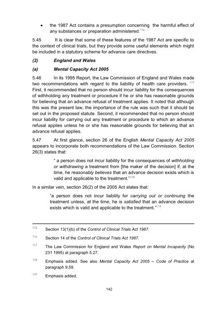 Consultation Paper on Bioethics - Law Reform Commission