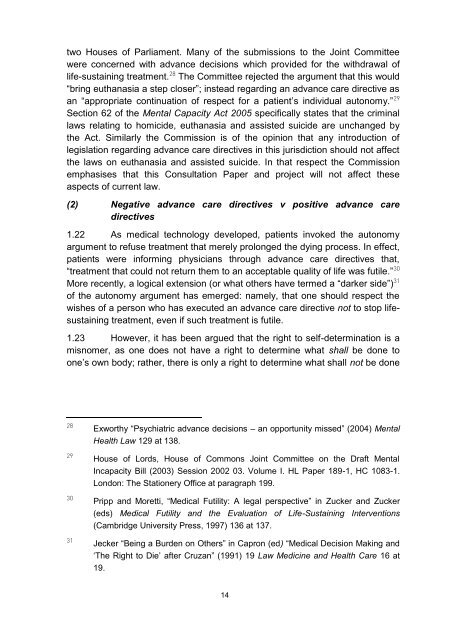 Consultation Paper on Bioethics - Law Reform Commission