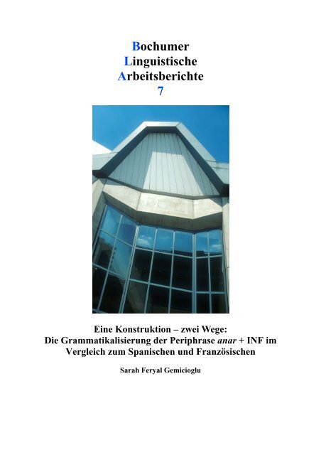 Bochumer Linguistische Arbeitsberichte 7