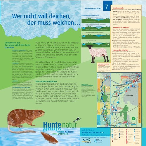 Huntetafeln als pdf - Hunte-Natur