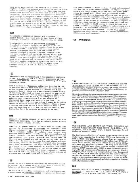 view article - American Phytopathological Society