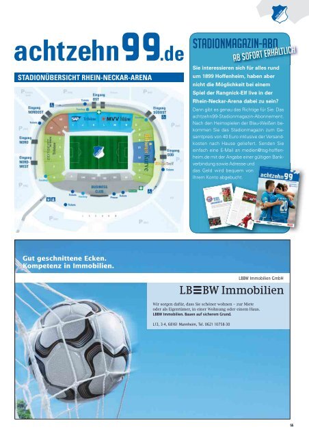 STADIONMAGAZIN - 1899 Hoffenheim