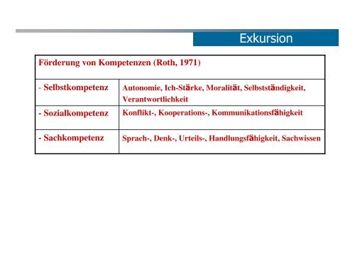 Die Kompetenz der Erzieherinnen und Erzieher