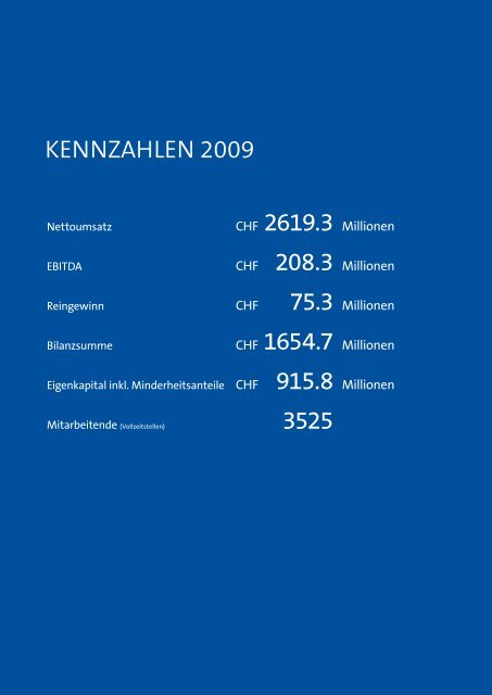 Geschäftsbericht 2009 - bei Emmi