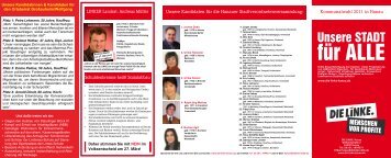 Flyer [pdf] - LINKE. Hanau