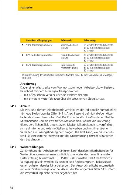 Gesamtarbeitsvertrag - Die Schweizerische Post