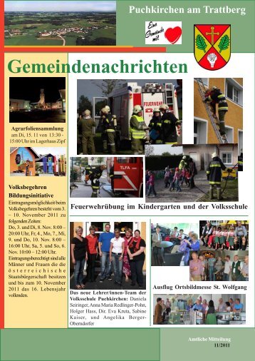 Gemeindenachrichten - Gemeinde Puchkirchen am Trattberg