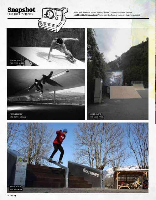 Last Try Magazine - Muckefuck Skateboards Tyrol