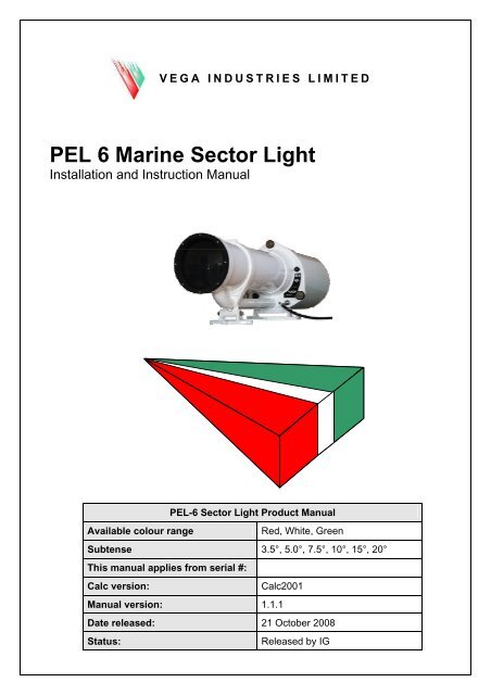 Pel 6 Marine Sector Light Buoys And Lights