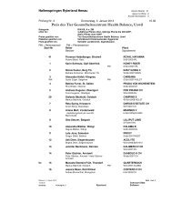 Startliste - Ryterland Henau