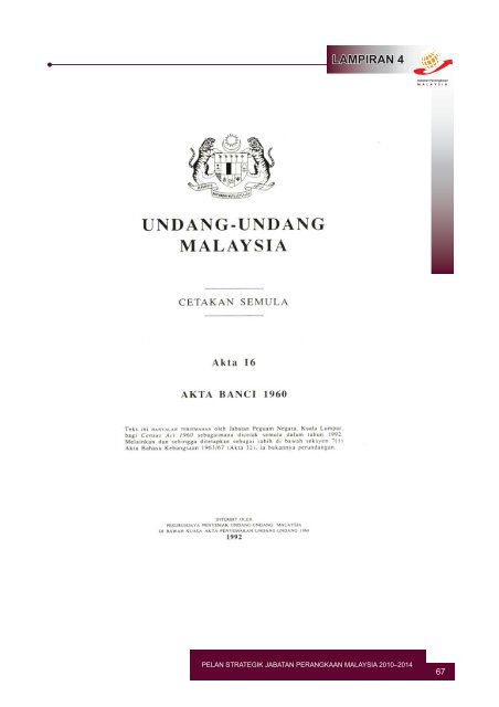 Pelan Strategik 2010-2014 - Department of Statistics Malaysia