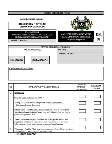 KM01 - Pelan Susunatur.pdf - Majlis Perbandaran Taiping