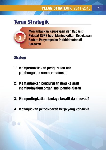 Pelan Strategik SUPS 2011 - 2015 (pdf -800KB ) - Pejabat ...