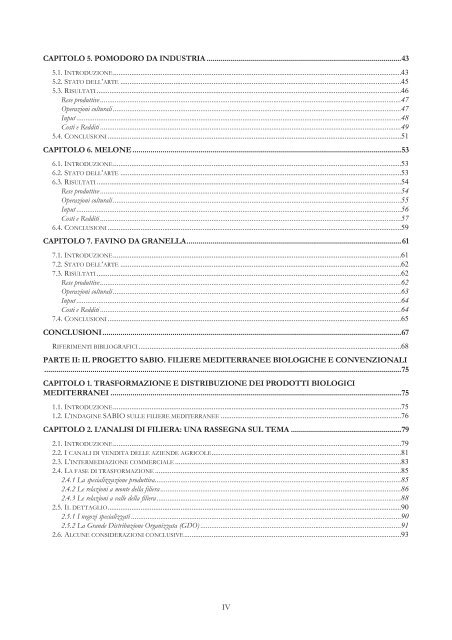 Efficienza economica dell'agricoltura biologica - Istituto Nazionale di ...