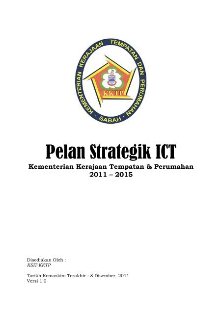 Pelan Strategik ICT KKTP 2011-2015 - Sabah