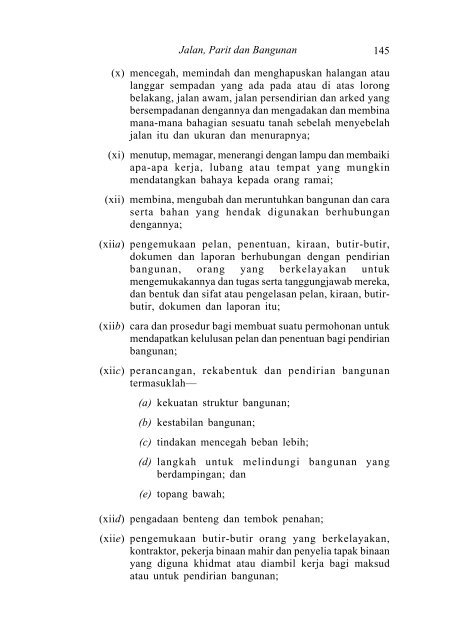 Jalan, Parit dan Bangunan 101 Pelan tidak diluluskan jika tapak ...