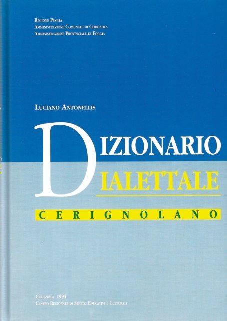 Dizionario etimologico del dialetto calabrese - Rete Italiana di Cultura  Popolare