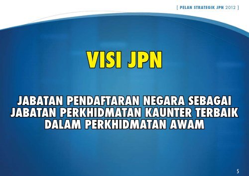 PELAN STRATEGIK 2012 - Jabatan Pendaftaran Negara Malaysia