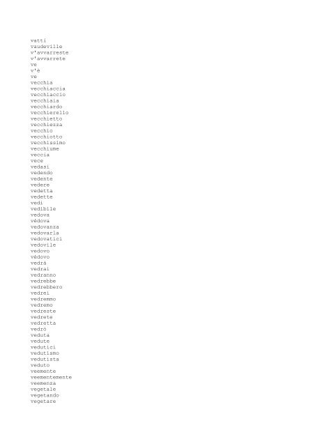 Słownictwo włoskie V - slowniki.org.pl