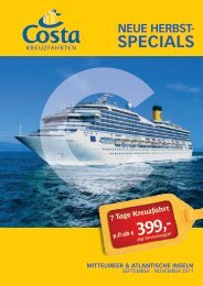 mit der Costa Mediterranea - Blaguss