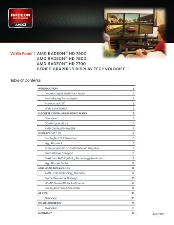 White Paper | AMD RADEON™ HD 7900 AMD RADEON™ HD 7800 ...
