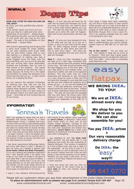 October 2011 Issue - Costa Calida Chronicle