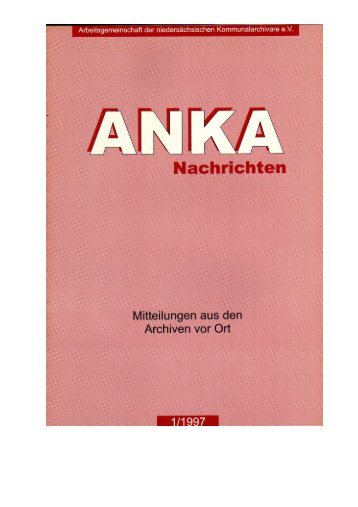 ANKA-Nachrichten 1/1997