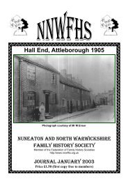 Hall End, Attleborough 1905 - Nuneaton & North Warwickshire ...