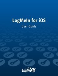 LogMeIn for iOS User Guide